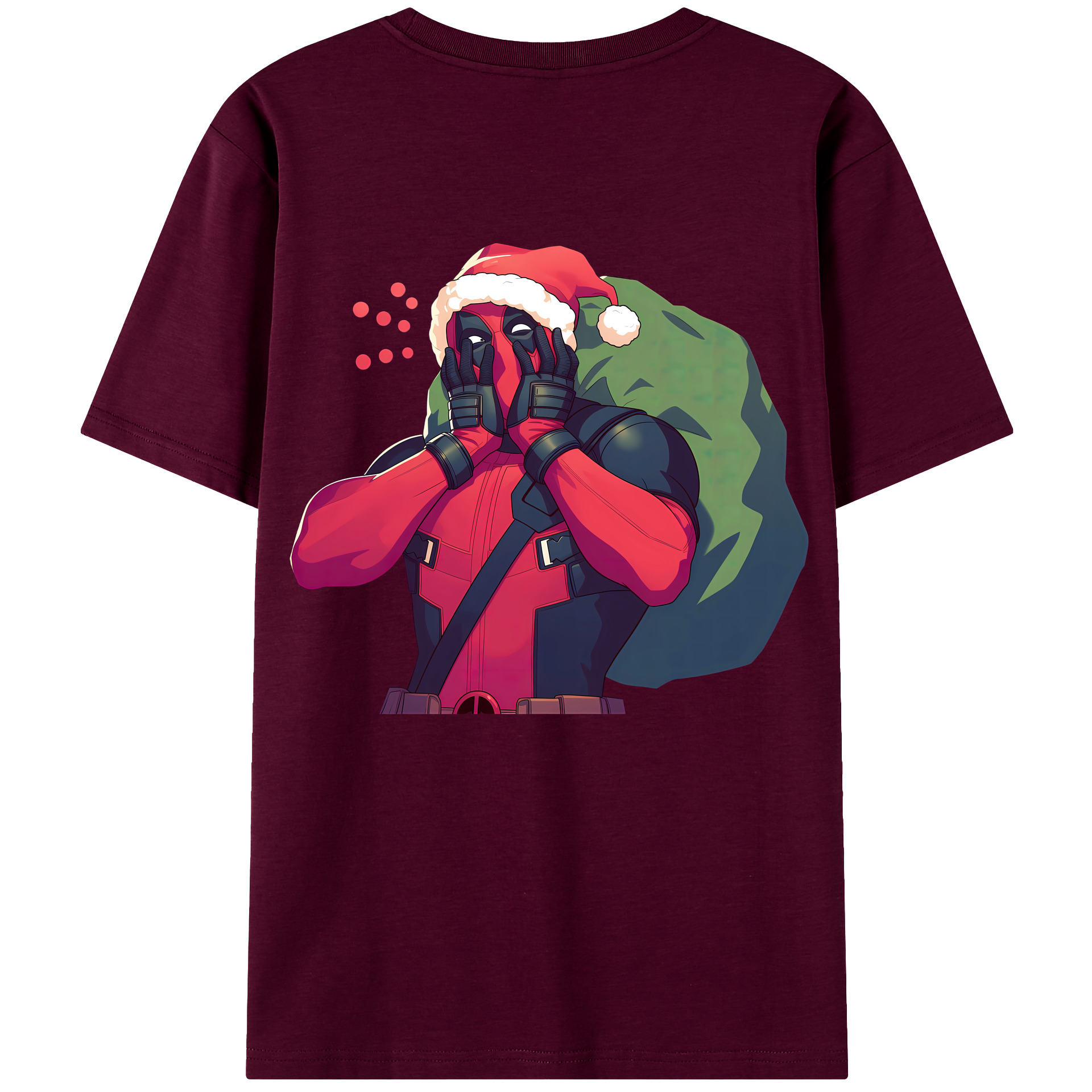 （画像用） Deadpool デッドプール レディース半袖Tシャツ(バックプリント)